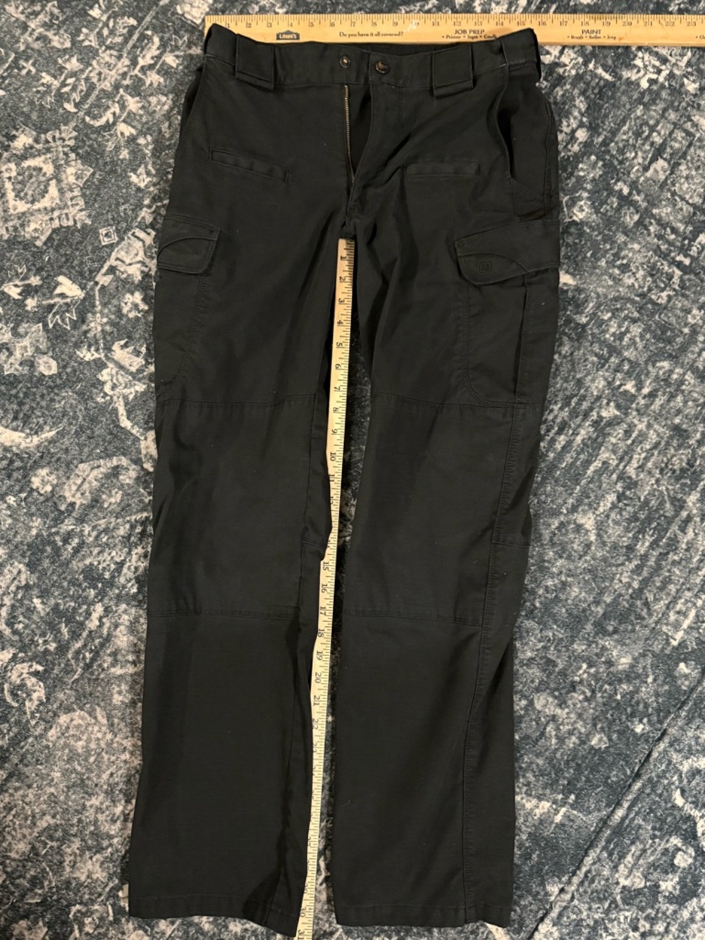 5.11 Tactical Men's 30x32 Black Tactical Utility Cargo Pants 74369 Stretch